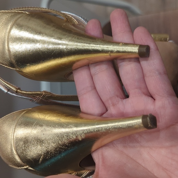 Coach Brendy Multi Metallic Strappy Heels - Picture 4 of 7